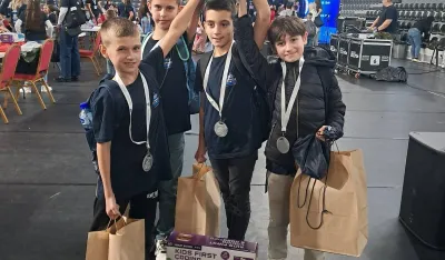 "Četiri tigra'' bjelopoljske O&Scaron; "Du&scaron;an Korać" stigla do drugog mjesta u robotici