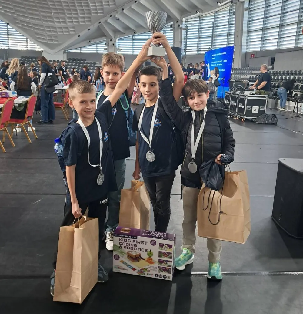 "Četiri tigra'' bjelopoljske O&Scaron; "Du&scaron;an Korać" stigla do drugog mjesta u robotici