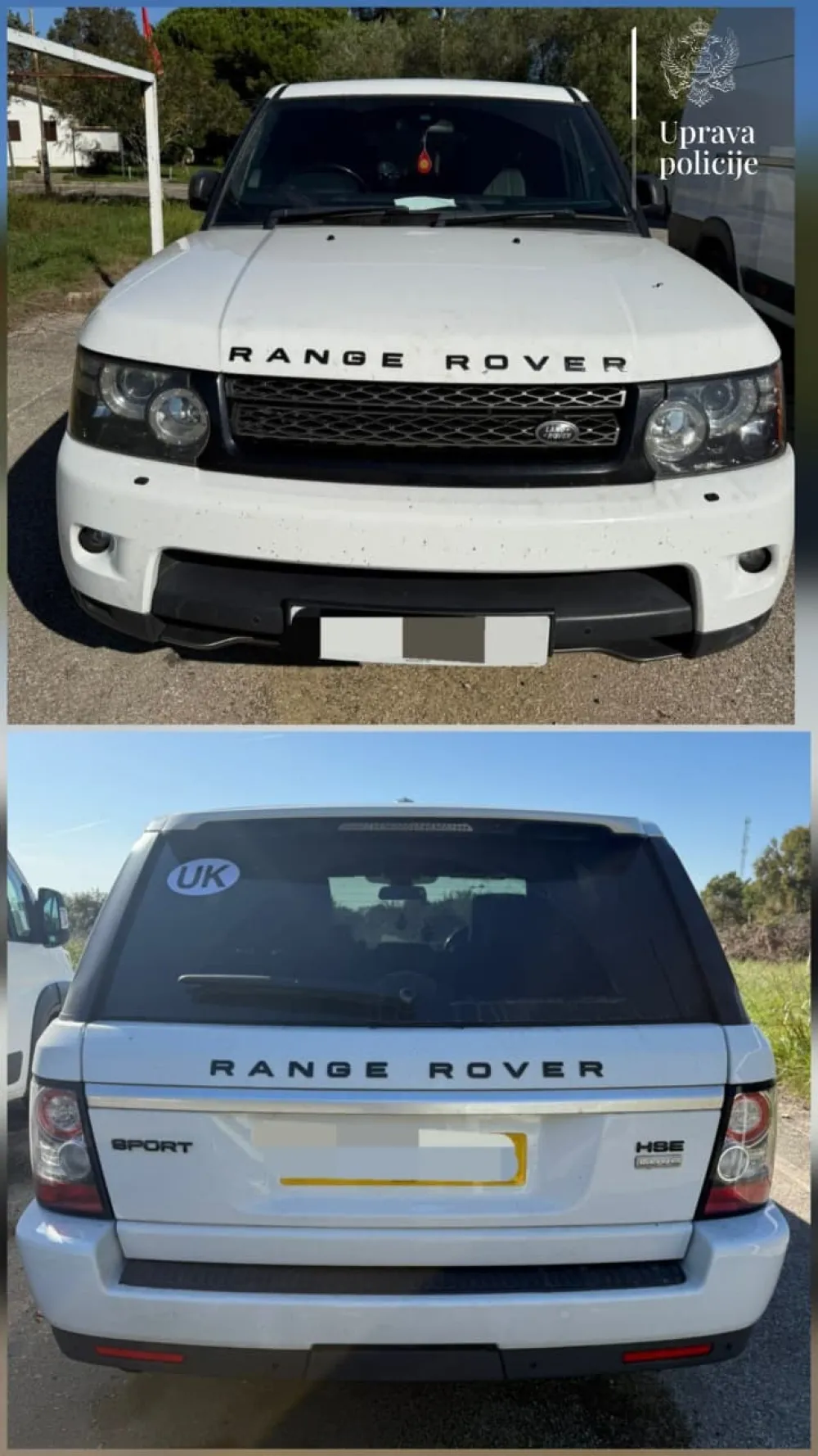 Granična policija oduzela "rendž rovera sport" na prelazu "Sukobin &ndash; Murićani"