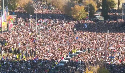 Arhiv javnih skupova: Komemorativnom skupu u Novom Sadu prisustvovalo oko 110.000 ljudi