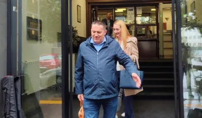 Jelena Perovć i advokat Nikola Martinović