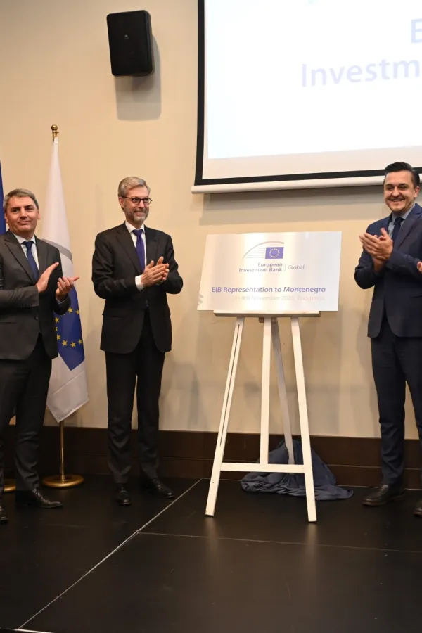 EIB Global otvara predstavni&scaron;tvo u Crnoj Gori