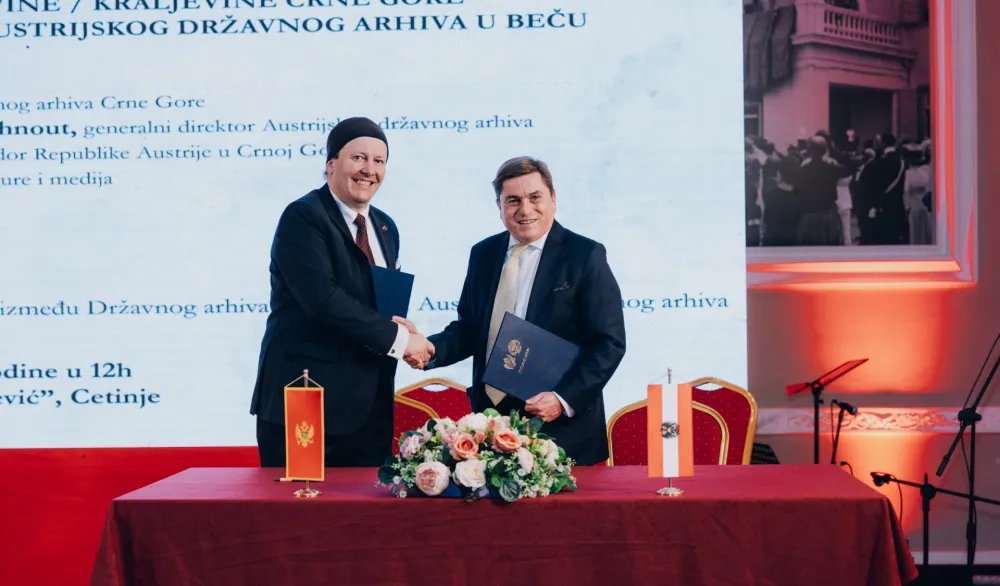Prezentovana arhivska građa preuzeta iz Beča, potpisan sporazum o saradnji sa Austrijskim državnim arhivom