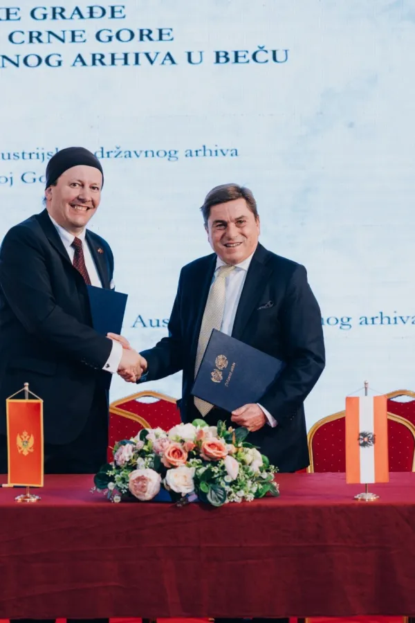 Prezentovana arhivska građa preuzeta iz Beča, potpisan sporazum o saradnji sa Austrijskim državnim arhivom