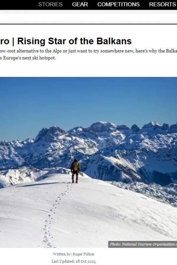 Britanski SNOW Magazine: Crna Gora je destinacija za sve sezone, ali zimi zaista dolazi do izražaja