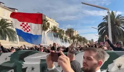  Protest u Splitu: Dosta je ponižavanja hrvatskog naroda