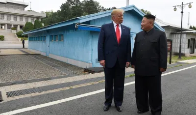 Donald Tramp sa Kim Jong Unom