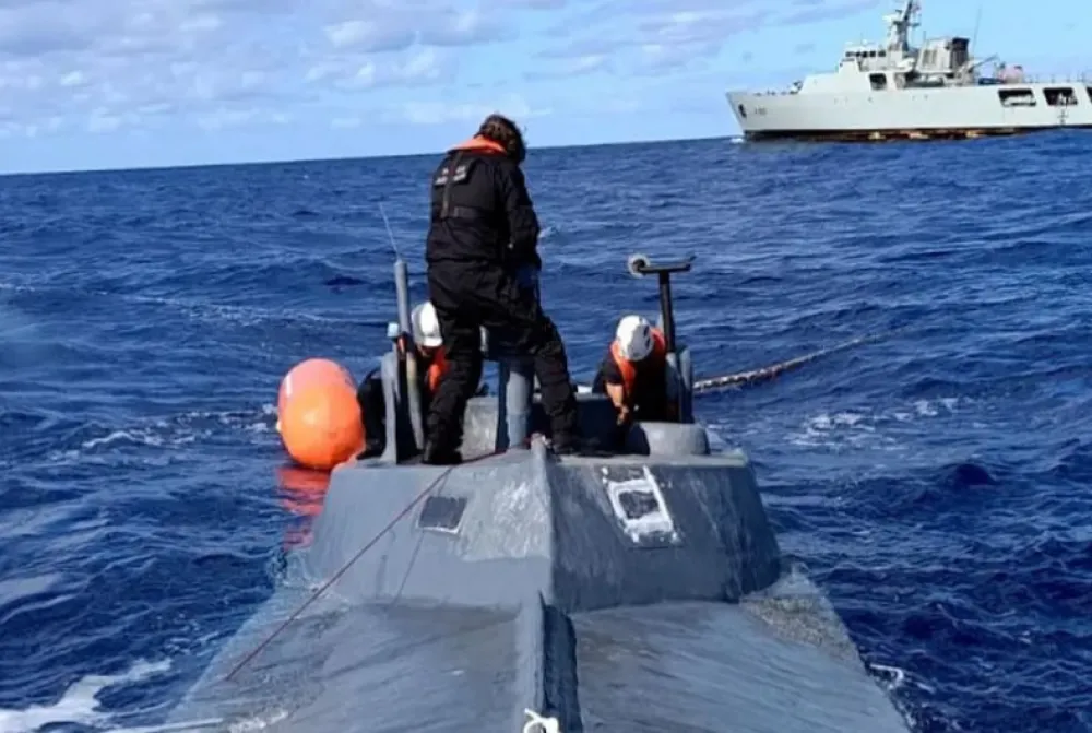 Zaustavljena podmornica sa kokainom