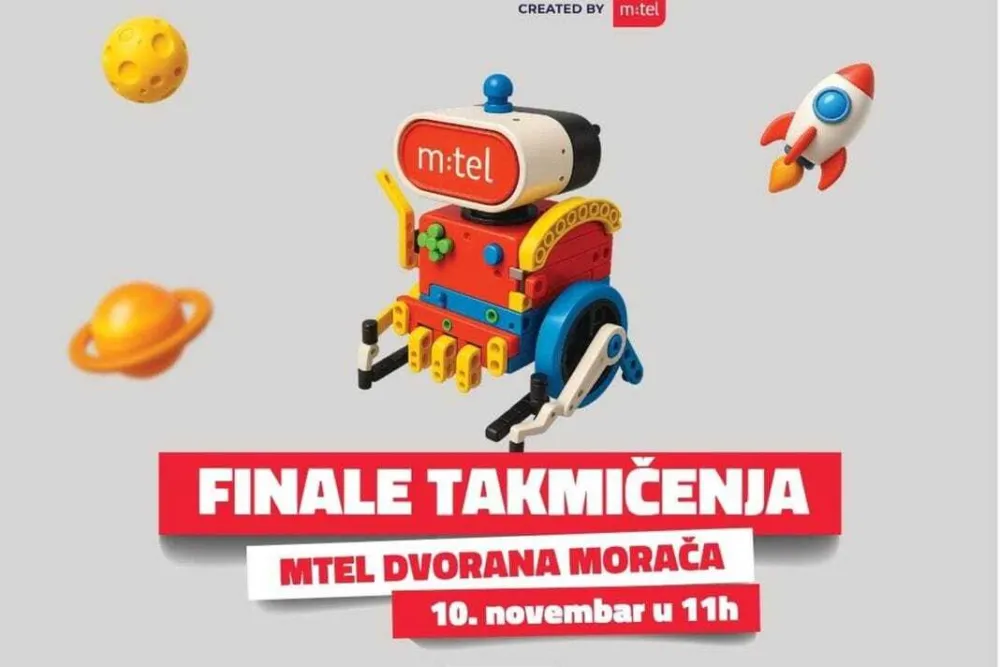 Finale takmičenja "m:Robotika bez granica" sjutra u MTEL Dvorani Morača