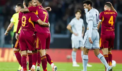 Slavlje fudbalera Rome