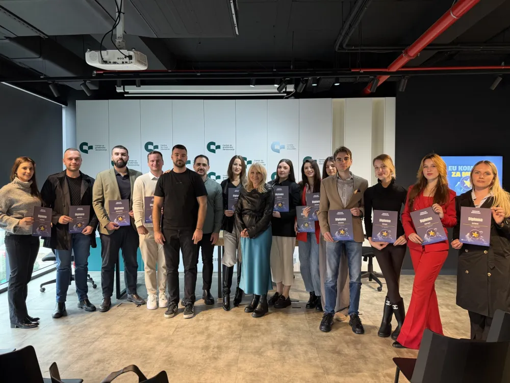 CGO: Diplome kao potvrda posvećenosti mladih evropskim integracijama