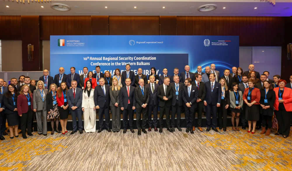 Decenija bezbjednosne saradnje: 10. Regionalna konferencija za koordinaciju u oblasti bezbjednosti otvorena u Skoplju