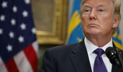 Predsjednik Donald Tramp na sastanku u Bijeloj kući