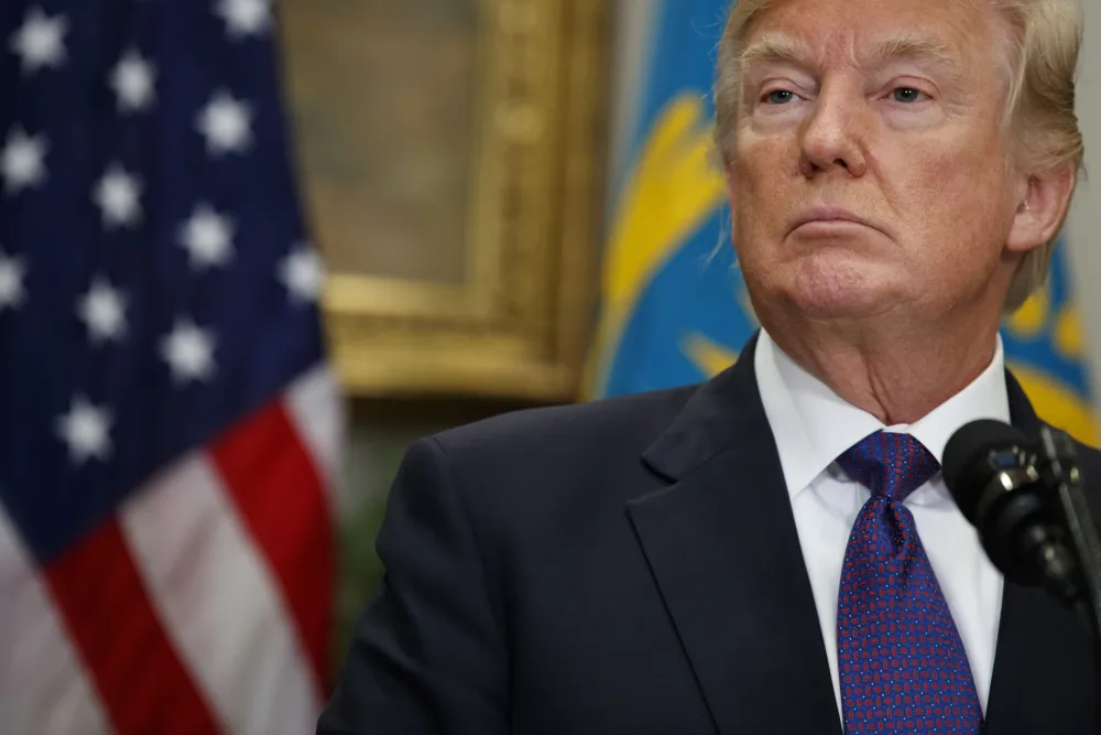 Predsjednik Donald Tramp na sastanku u Bijeloj kući