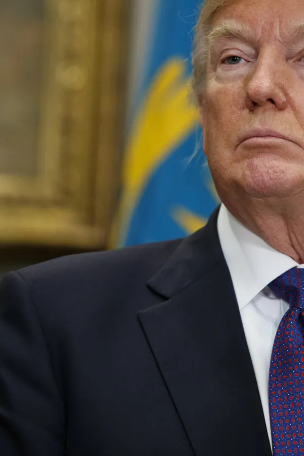 Predsjednik Donald Tramp na sastanku u Bijeloj kući