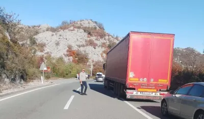 Motociklista teže povrijeđen na putu Cetinje-Podgorica