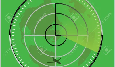 Avio radar, ilustracija