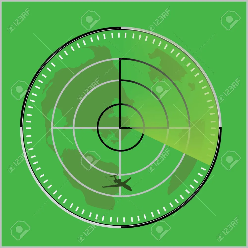 Avio radar, ilustracija