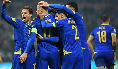 Slavlje fudbalera Bosne i Hercegovine