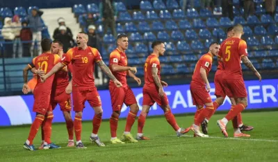 Radost fudbalera Crne Gore