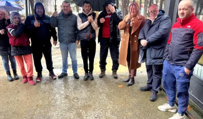 Protest građana održan u Mojkovcu: Traže ubrzanje radova na izgradnji gradskog trga