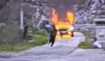 FOTO: Portal Dan/ Snimak osumnjičenog za paljenje vozila