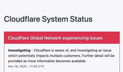 Globalni problemi u Cloudflare mreži