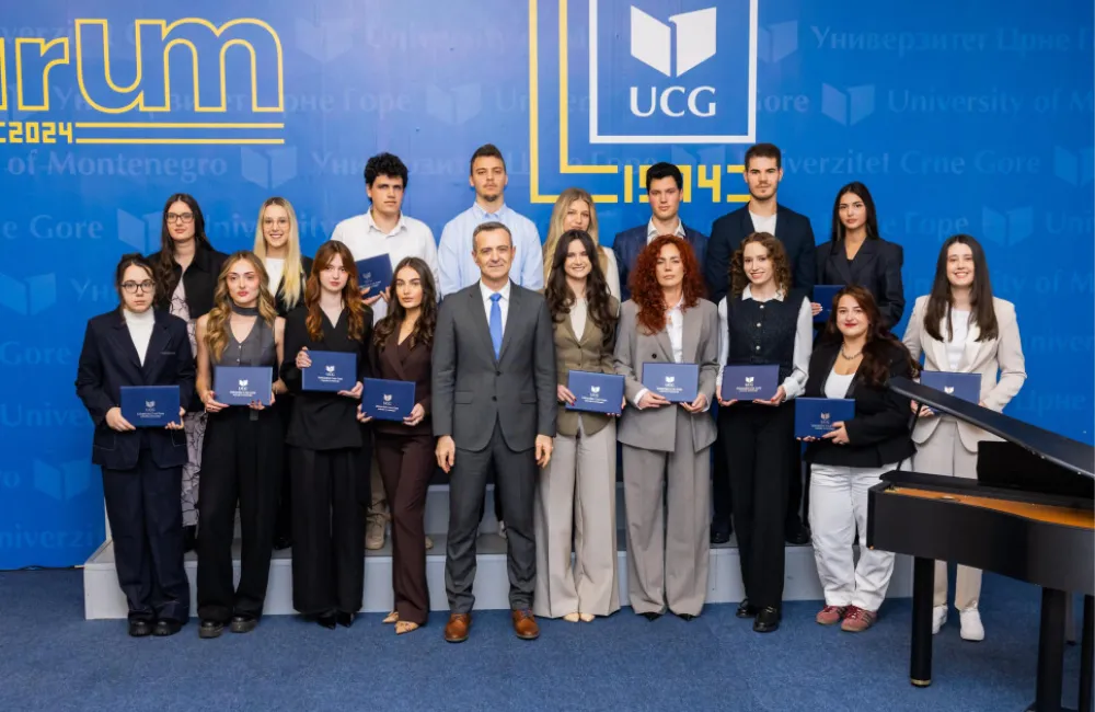 Nagrađeni najbolji studenti UCG: Nikola, Milica. Sofija, Iva, Jovan... desetkama prkose Matriksu dana&scaron;njice