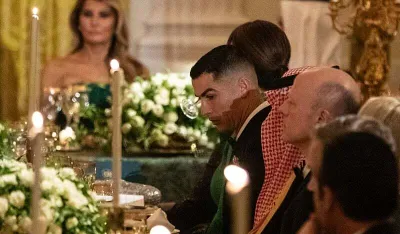 Ronaldo na večeri najmoćnijih ljudi svijeta u Bijeloj kući, Trump poručio: "Moj sin je njegov veliki fan"