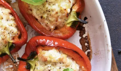 Punjene paprike sa piletinom i pečurkama