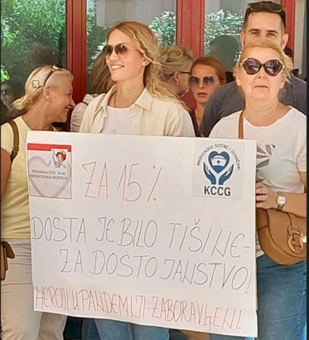 Protest medicinskih sestara i tehničara