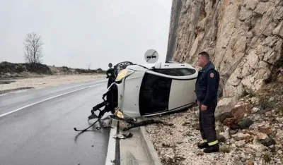 Udes na Obzovici, nije bilo povrijeđenih