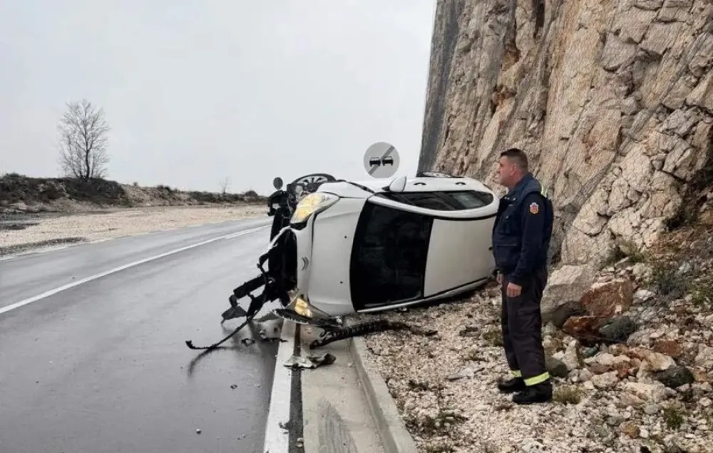 Udes na Obzovici, nije bilo povrijeđenih