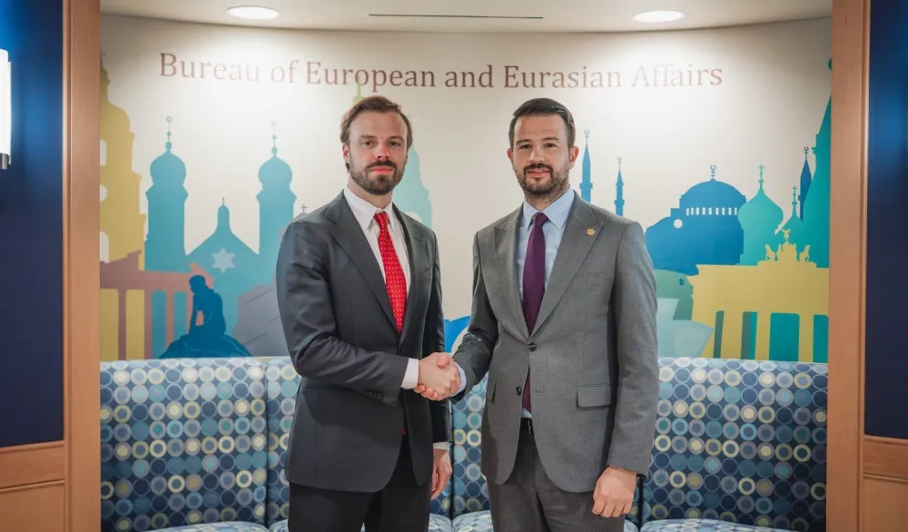 Jakov Milatović i sa Brendanom Hanrahanom