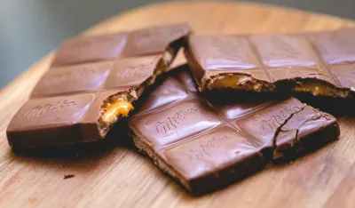 Milka čokolada, ilustracija