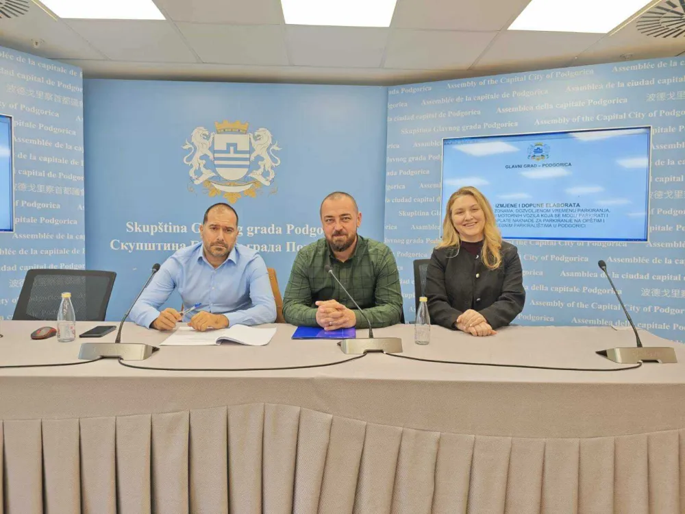 Uvodi se naplata parkiranja na 1.146 parking mjesta u Podgorici: Mjesečna karta za stanare &scaron;est eura