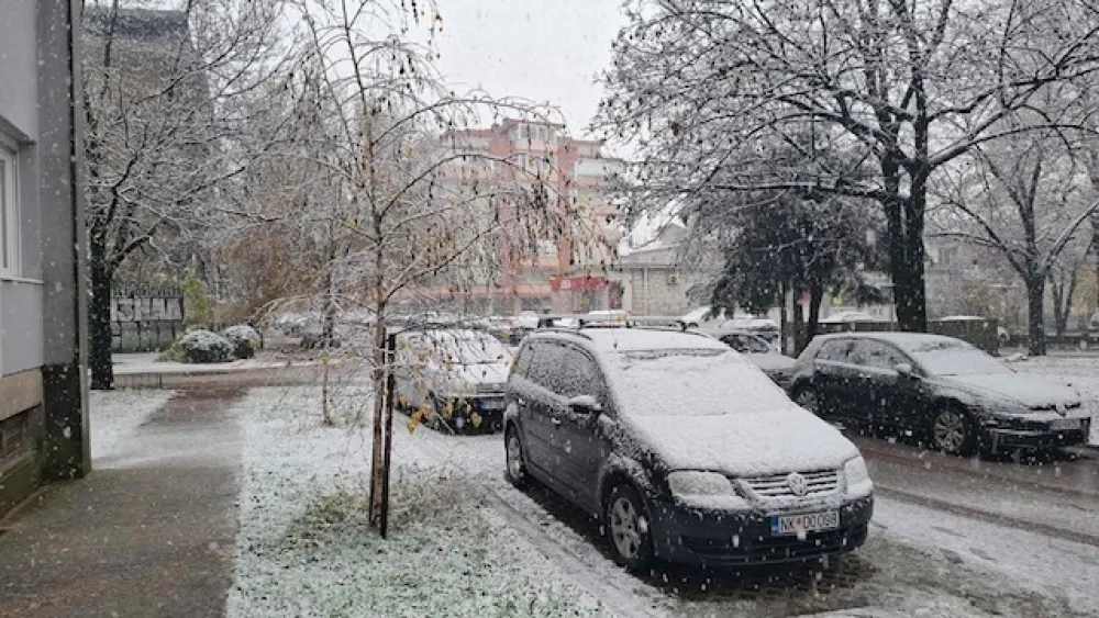 Prvi snijeg u Nik&scaron;iću