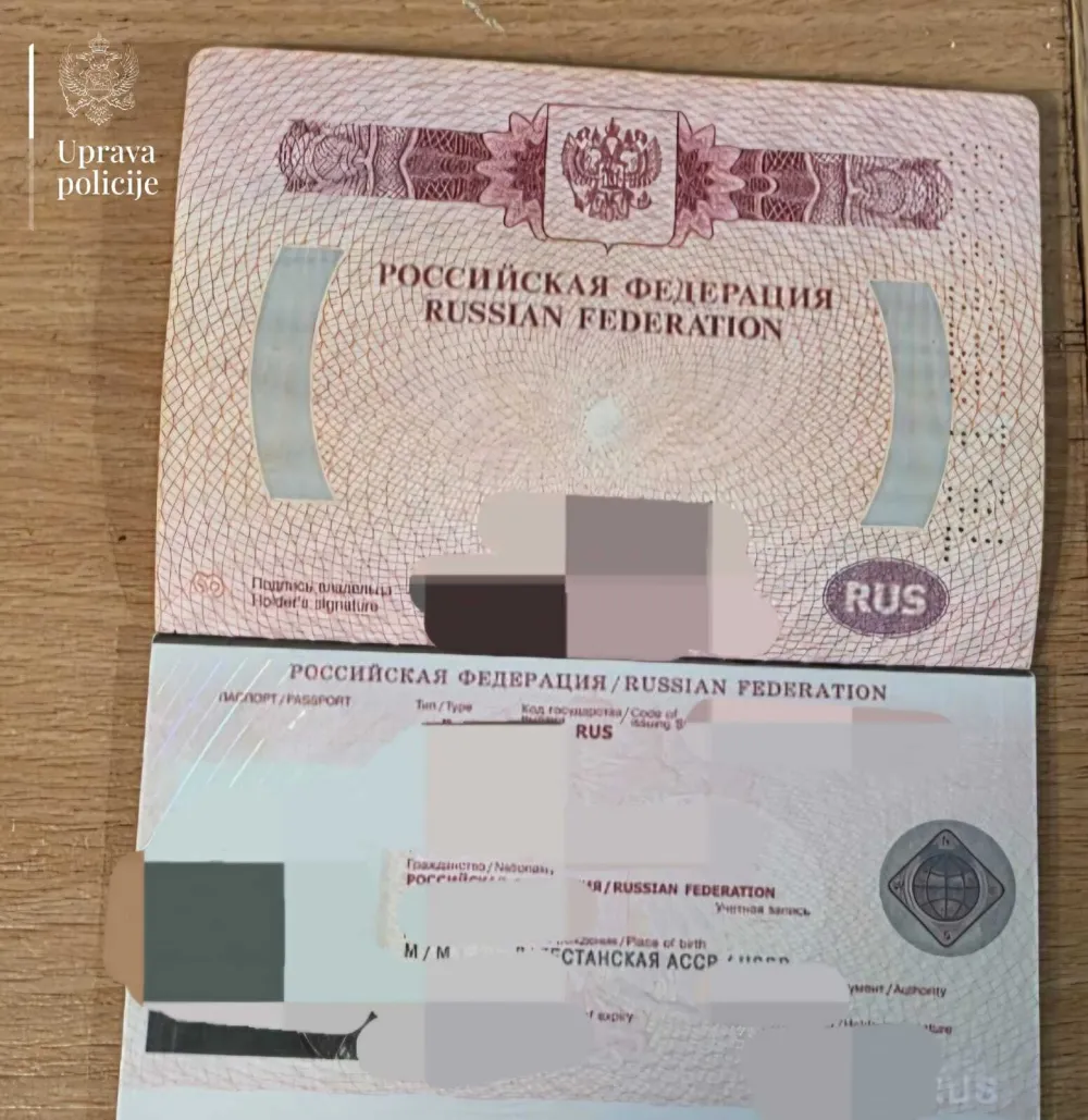 Na Aerodromu Podgorica uhap&scaron;en Rus koji se potražuje zbog ubistva