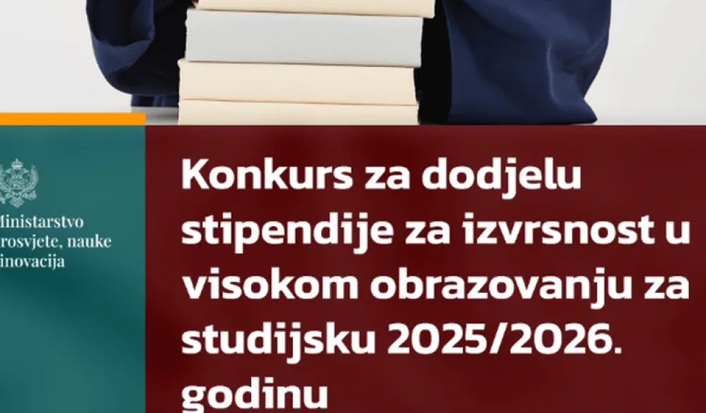 MPNI: Konkurs za dodjelu stipendije za izvrsnost u visokom obrazovanju