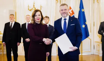 Ambasadorka Anđić predala akreditivna pisma predsjedniku Slovačke Petru Pelegriniju