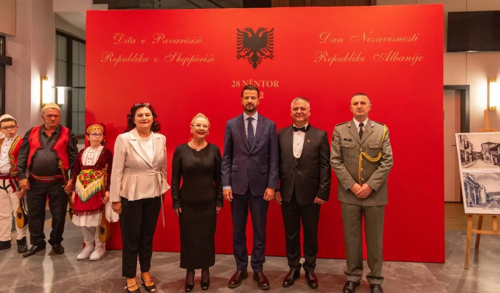 Milatović na prijemu povodom Dana nezavisnosti Albanije