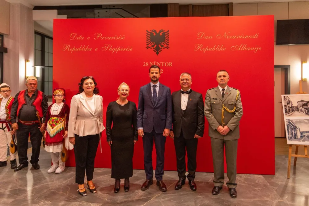 Milatović na prijemu povodom Dana nezavisnosti Albanije