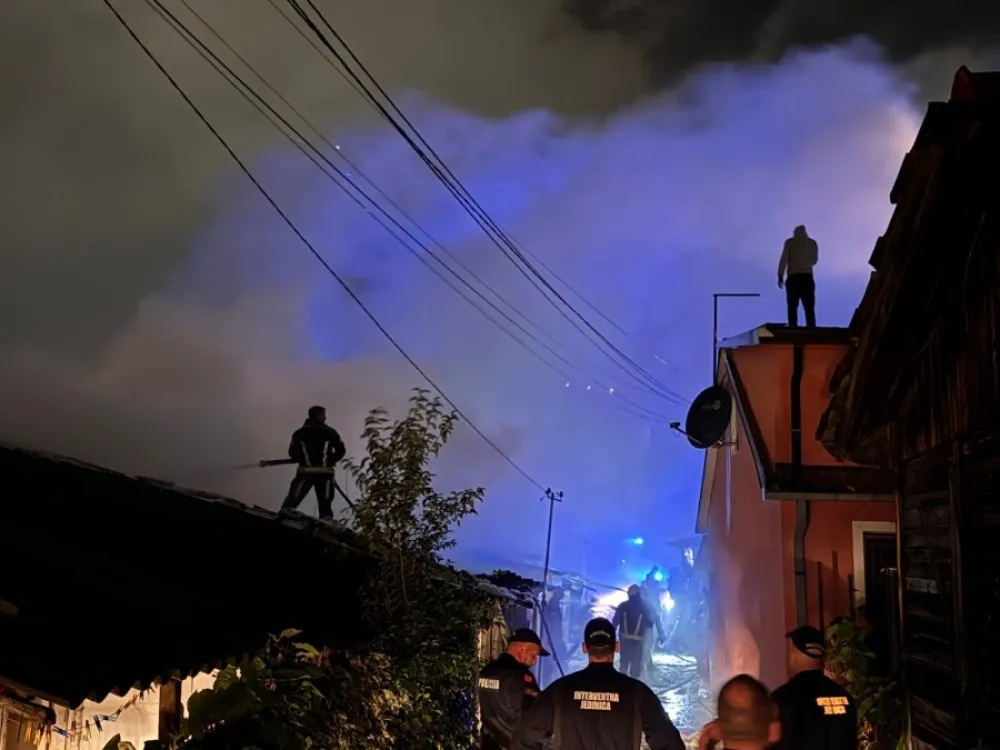 Uhap&scaron;ena osumnjičena za izazivanje op&scaron;te opasnosti nakon sinoćnjeg požara u Podgorici