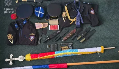 (FOTO) Izvedena operacija "Lugansk": Danilovgrađanin uhap&scaron;en zbog učestvovanja u ratu u Ukrajini