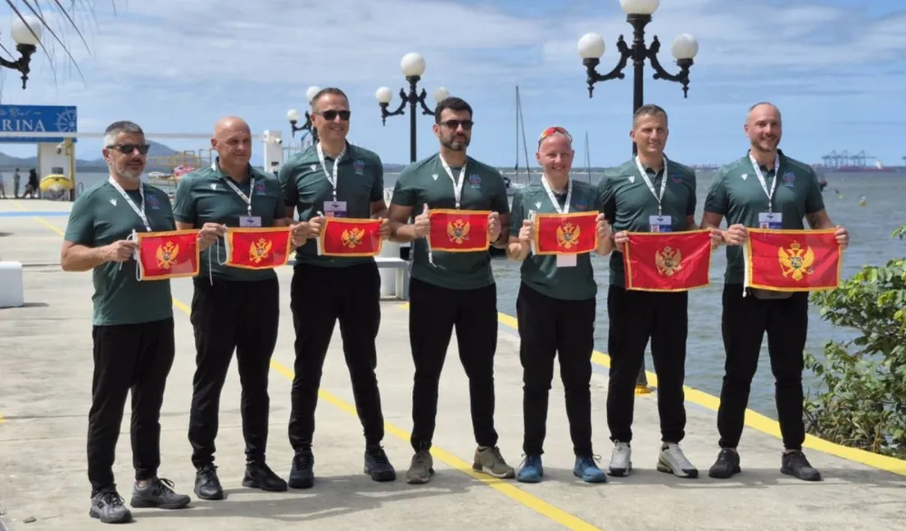 Reprezentacija Crne Gore na Svjetskom prvenstvu u podvodnom ribolovu u Brazilu