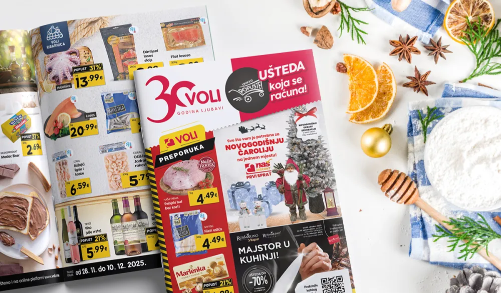 Uhvati popuste do 10. decembra u svim Voli i Na&scaron; diskont marktima