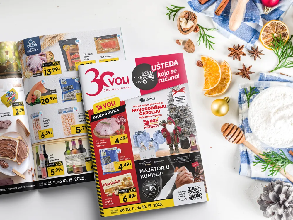 Uhvati popuste do 10. decembra u svim Voli i Na&scaron; diskont marktima