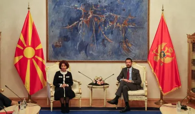 Milatović sa Siljanovskom-Davkovom