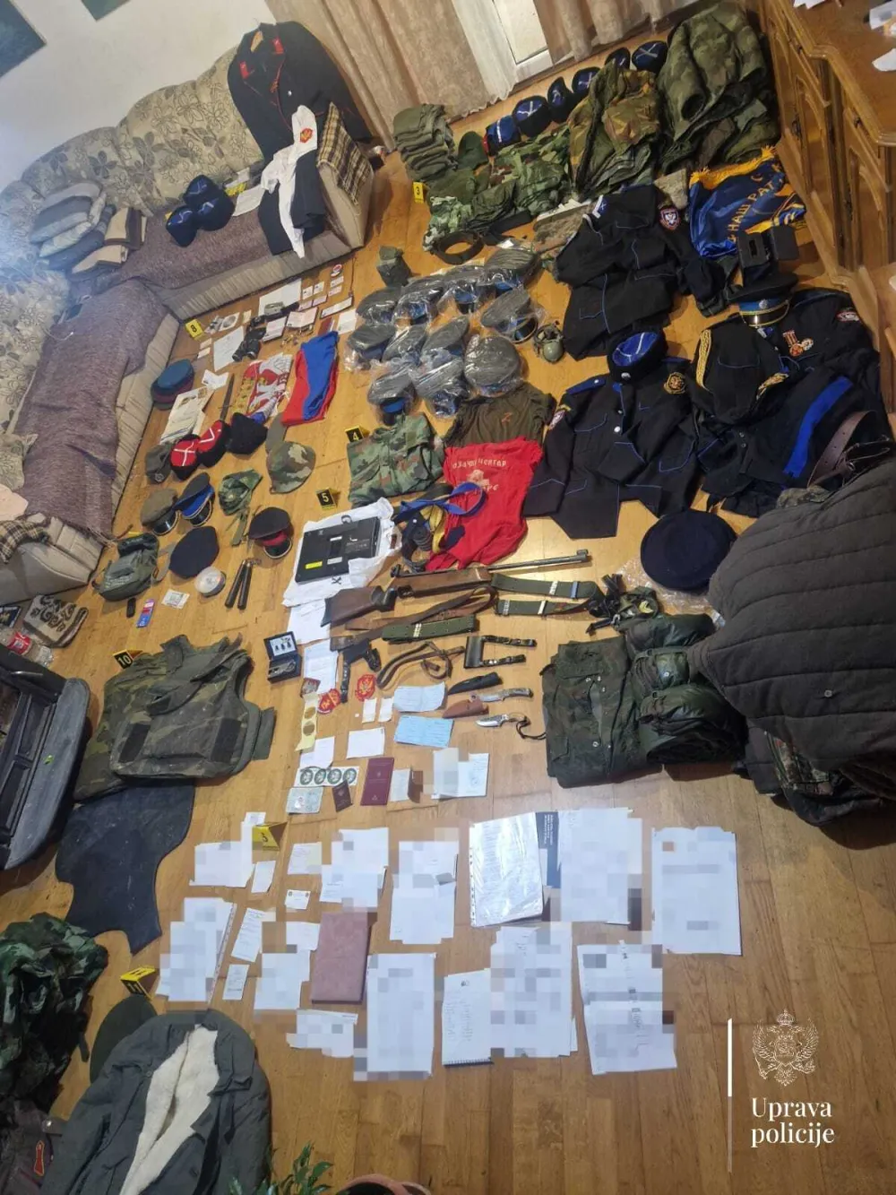 Uhap&scaron;en Podgoričanin u akciji "Lugansk", pronađeni oružje i municija u ilegalnom posjedu