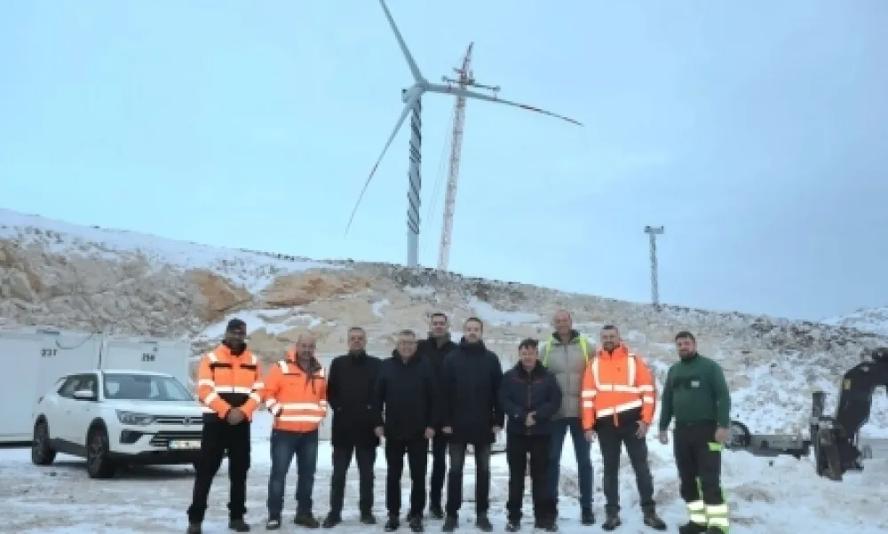 EPCG instalirala najveću vjetroturbinu u Evropi